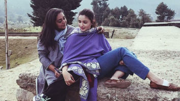 WOW! Alia Bhatt spotted chilling with Meghna Gulzar, Puneet B Saini on Raazi sets in Kashmir