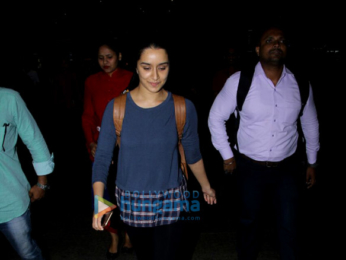 Shraddha Kapoor & Irrfan Khan snapped at the airport