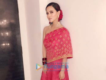 Sana Khan snapped in festive look