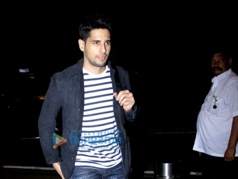 Sidharth Malhotra, Kriti Sanon and Huma Qureshi snapped at the airport