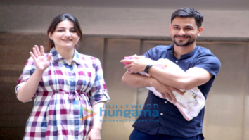 Soha Ali Khan and Kunal Khemu snapped with their baby