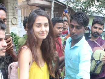 Tiger Shroff and Disha Patani snapped at Smoke House Deli in Bandra