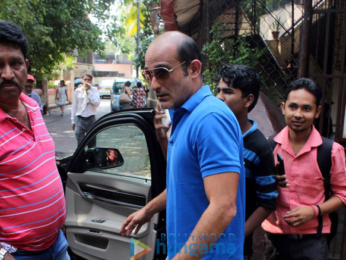 Akshaye Khanna snapped at Shankar Mahadevan's studio