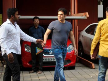 Salman Khan and others at Arpita Khan's Diwali bash