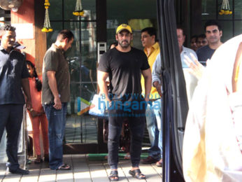 Salman Khan and others at Arpita Khan's Diwali bash