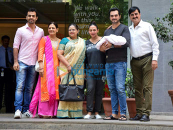 Esha Deol & Bharat Takhtani snapped with their newborn baby girl
