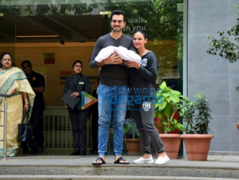 Esha Deol & Bharat Takhtani snapped with their newborn baby girl