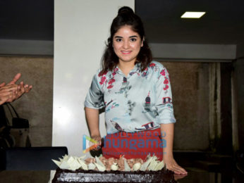 Zaira Wasim celebrates her birthday with the media