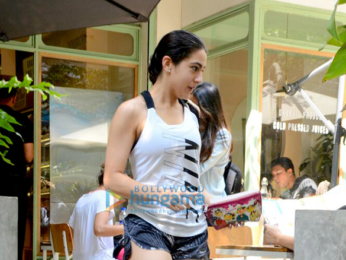 Sara Ali Khan spotted at Kitchen Garden, Bandra