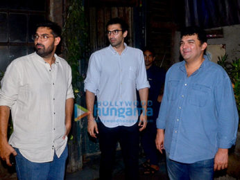 Siddharth Roy Kapur, Aditya Roy Kapur, Kunaal Roy Kapur at Pali Village cafe