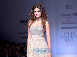 AIFW 2017 Nidhhi Agerwal walks the ramp in New Delhi