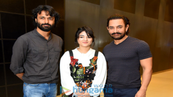 Aamir Khan and Zaira Wasim promote ‘Secret Superstar’ in Delhi