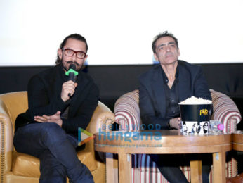 Aamir Khan and Zaira Wasim at the announcement of 'The Privilege Card' of PVR Cinemas in Delhi