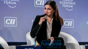 Alia Bhatt and Karan Johar at World Economic Forum in New Delhi