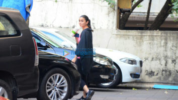 Alia Bhatt spotted after her gym session