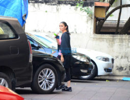 Alia Bhatt spotted after her gym session