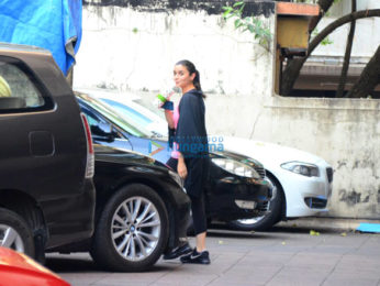 Alia Bhatt spotted after her gym session
