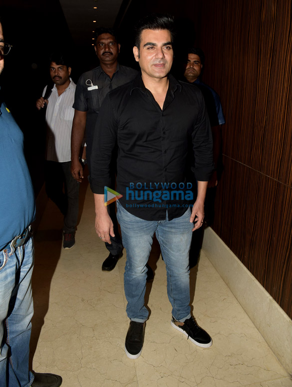 arbaaz khan and zareen khan grace the launch of the film krina 2
