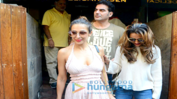 Arbaaz Khan, Malaika Arora and Amrita Arora spotted at Indigo