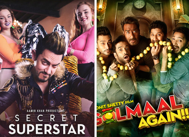 As Secret Superstar, Golmaal Again get ‘UA’, sources at CBFC say Aamir is the clear winner