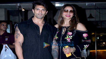 Karan Singh Grover and Bipasha Basu spotted at a restaurant