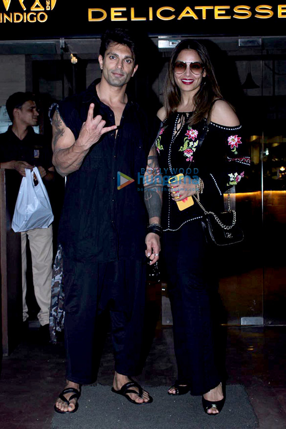bipasha basu and karan singh grover spotted at a restaurant 4