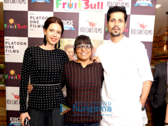 Cast of Ribbon for press meet in New Delhi