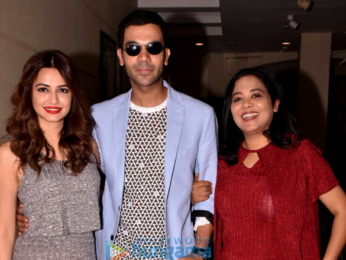 Cast of Shaadi Mein Zaroor Aana snapped interacting with the media