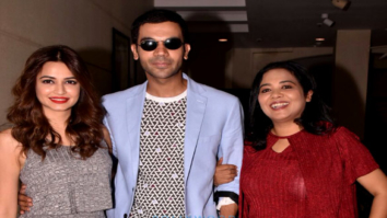 Cast of Shaadi Mein Zaroor Aana snapped interacting with the media