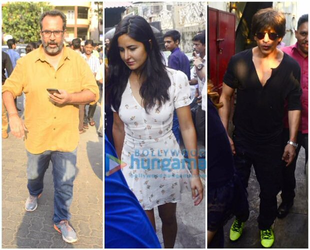 Check out Shah Rukh Khan, Katrina Kaif and Aanand L Rai step out together for lunch4