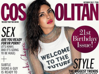 Priyanka Chopra On The Cover Of Cosmopolitan, Oct 2017
