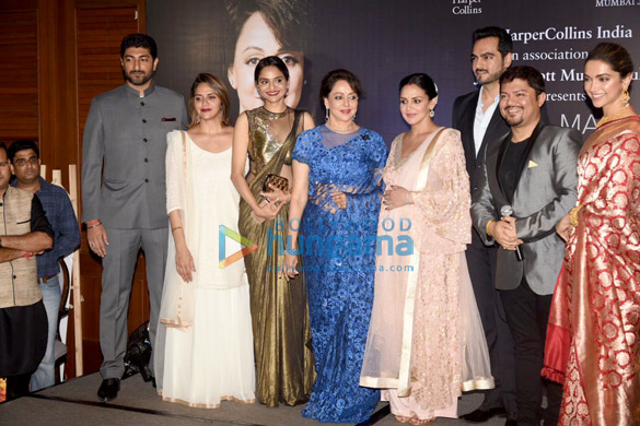 Deepika Padukone graces the launch of Hema Malini’s book ‘Beyond The Dream Girl’ at JW Marriott Deepika Padukone graces the launch of Hema Malini’s book ‘Beyond The Dream Girl’ at JW Marriott