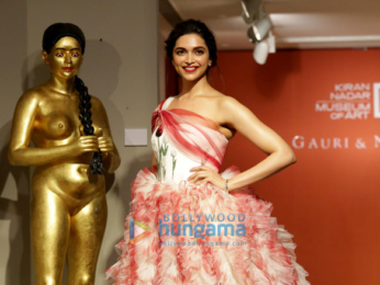 Deepika Padukone walks the ramp for Gauri & Nainika in New Delhi