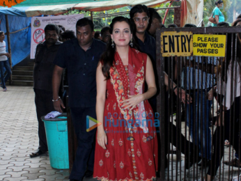 Dia Mirza snapped in Bandra