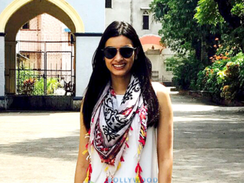 Diana Penty goes to her alma mater St Agnes High School