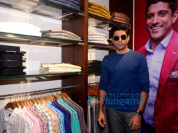 Farhan Akhtar graces the launch of the Linen Club store