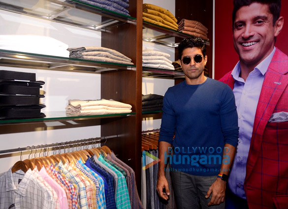 Farhan Akhtar graces the launch of the Linen Club store