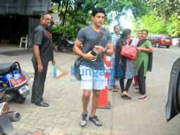 Farhan Akhtar spotted at Otters Club in Bandra