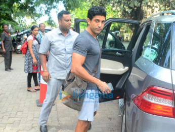 Farhan Akhtar spotted at Otters Club in Bandra