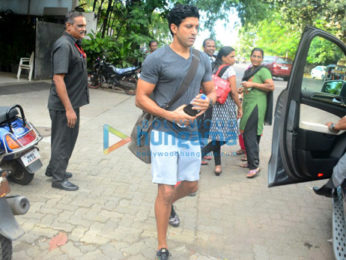 Farhan Akhtar spotted at Otters Club in Bandra