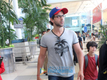 Hrithik Roshan and Sussanne Khan return from Goa