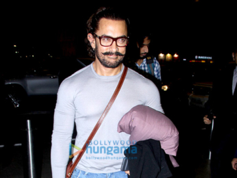 Aamir Khan and Zaira Wasim spotted at the airport