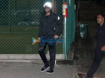 Ranveer Singh spotted at a foot ball ground in Bandra