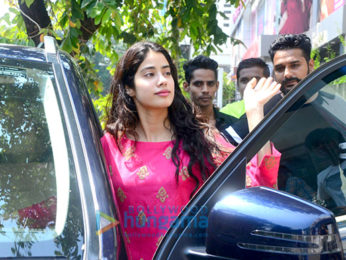 Jahnavi Kapoor snapped outside her dance class