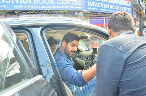 John Abraham and wife Priya Runchal at Western Hotel in Bandra John Abraham and wife Priya Runchal at Western Hotel in Bandra
