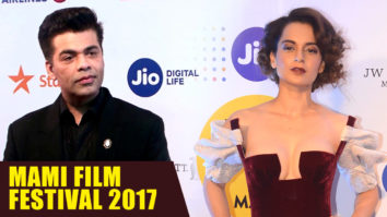 Karan Johar | Kangana Ranaut Together At The Opening Ceremony Of Mami Film Festival 2017