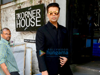Karan Johar snapped at the Korner House
