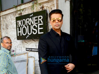 Karan Johar snapped at the Korner House