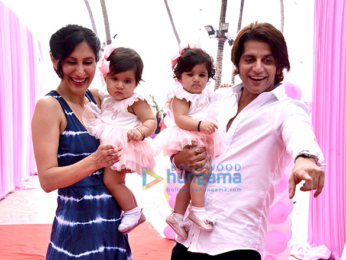 Karanvir Bohra and Teejay Sidhu's daughter's birthday bash