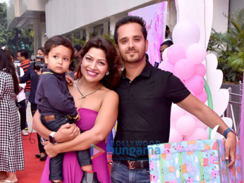 Karanvir Bohra and Teejay Sidhu's daughter's birthday bash